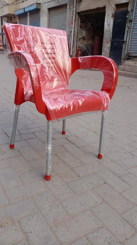 Plastic chair and table 1