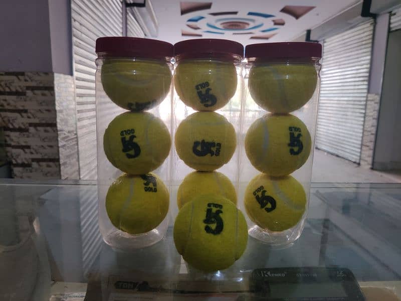 new CA gold tennis ball price only 100. fifty balls  available 1