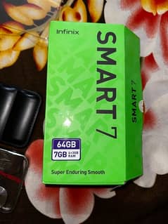 Infinix Smart 7 4+3/64gb with full box. Exchange with 128gb.