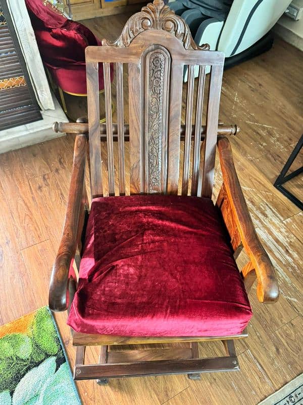 wooden rocking chair 1