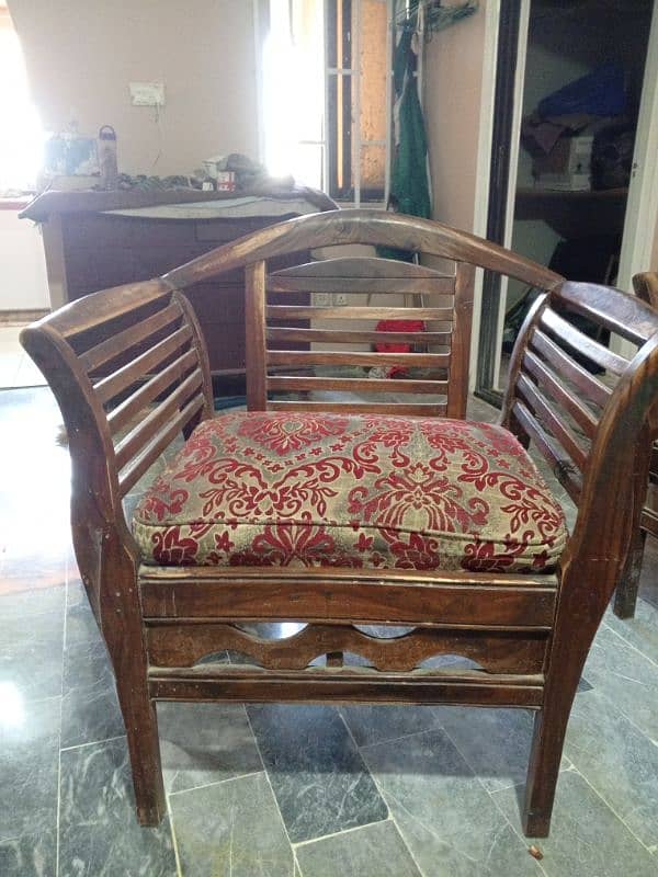 Solid wood 4-seater Sofa for sale In a good condition. 1