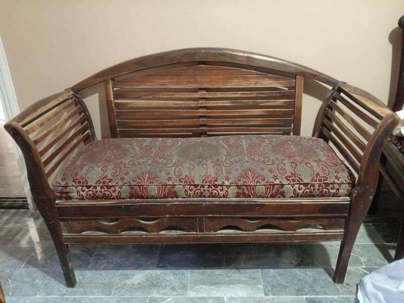 Solid wood 4-seater Sofa for sale In a good condition. 2