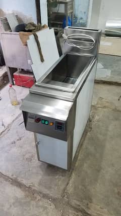 oil fryer 16 ltr deep fryer ss body do tube  single basket