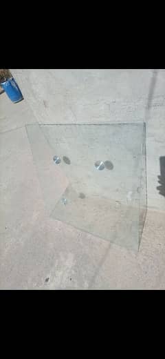 small table glass for sale. 2'by2'. 5mm