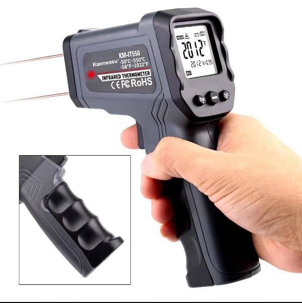 GM320 IR Infrared digital sports 380 degree Thermometer Temperat 14