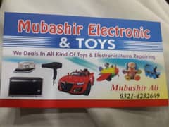 all toys and electric items ripariang