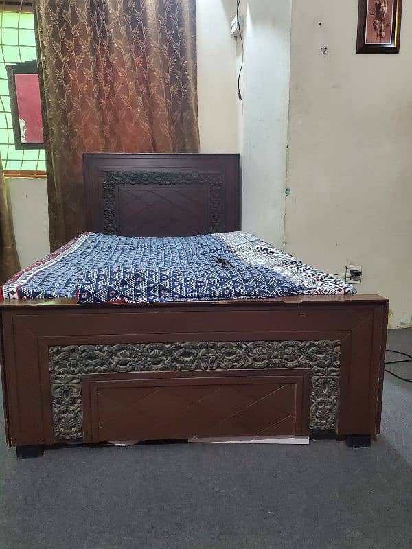 wooden single bed 1