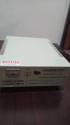 Stabimatic 1000va Servo motor. Stablizer. For computers