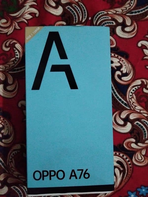 oppo a76  6.128 box with original charger no issue 4