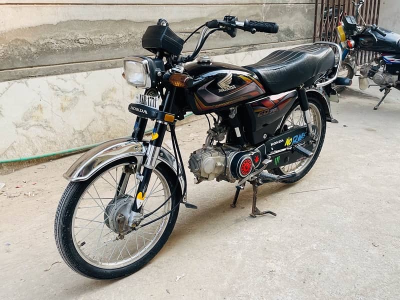 Black honda cd70 2022 Model for sale urgent 1