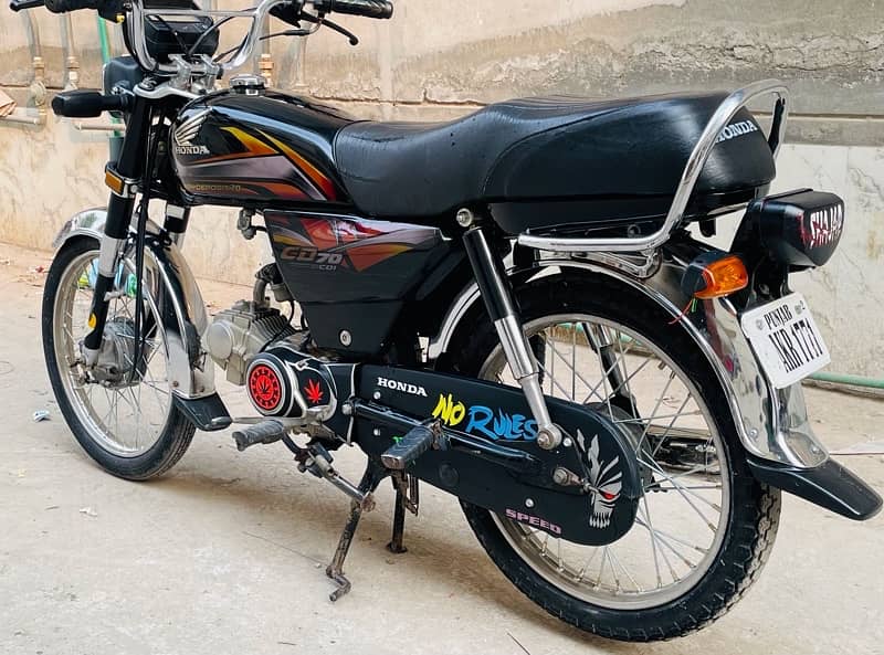 Black honda cd70 2022 Model for sale urgent 3