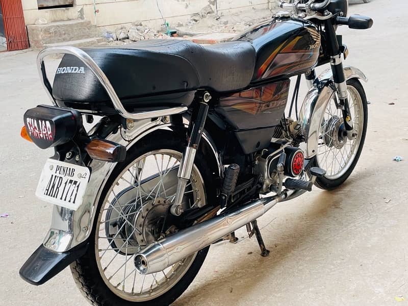 Black honda cd70 2022 Model for sale urgent 4