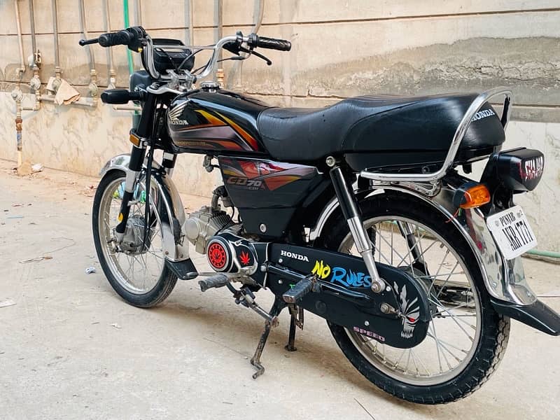 Black honda cd70 2022 Model for sale urgent 5