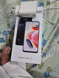 redmi note 12 all accessories 8/256 box 10/10