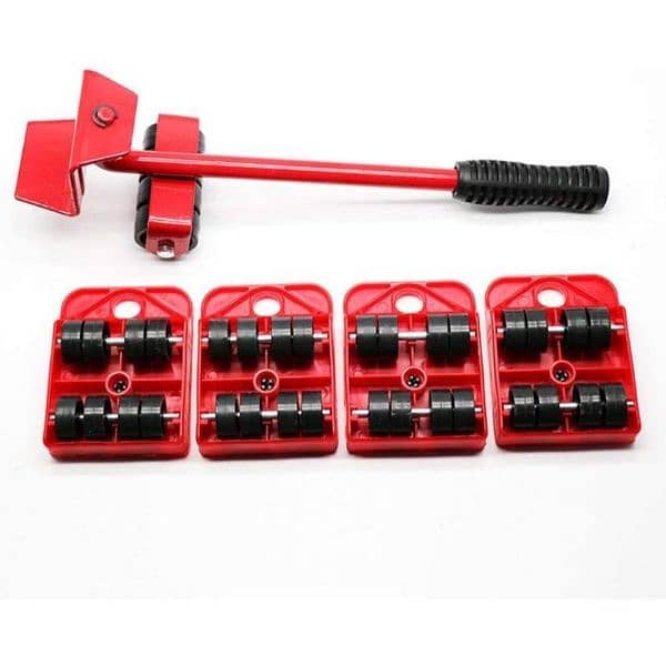 4 PCs lron Furniture Move Tool set 9