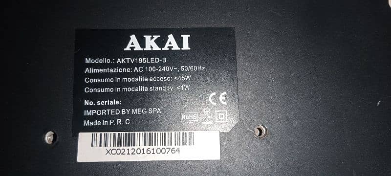 Original Akai 19" TV 1