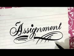 handwriting assignment work