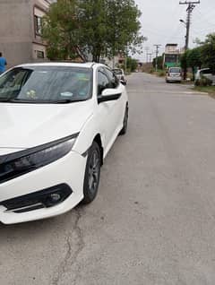 Honda Civic X White Available for Rent