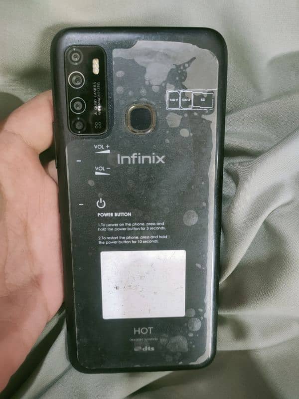 Infinix hot 9 4/128 with box and charger 2