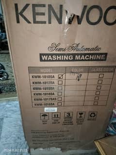 Kenwood washing machine semi automatic