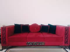 5 seater covered sofa