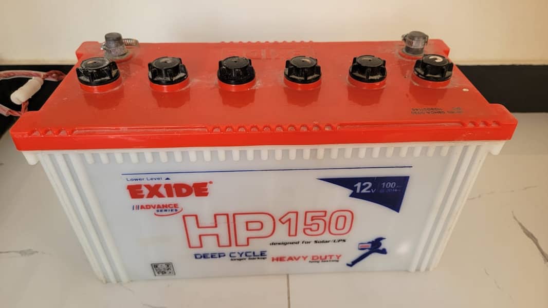 Exide Battery HP150 Deep Cycle Heavy Duty 12 Volts Specially Designed 1