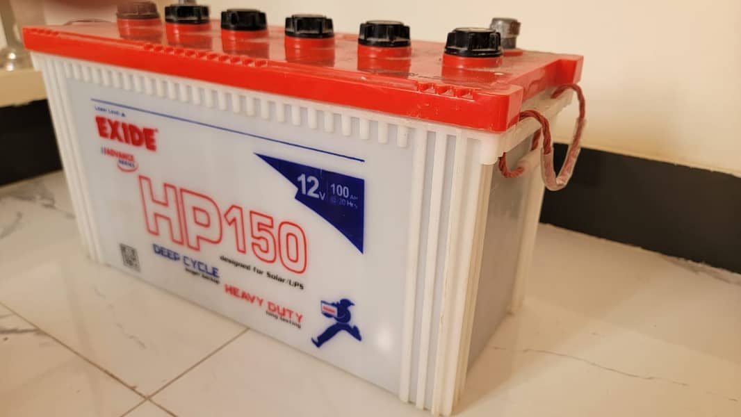 Exide Battery HP150 Deep Cycle Heavy Duty 12 Volts Specially Designed 2