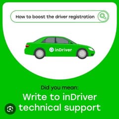 indrive driver required