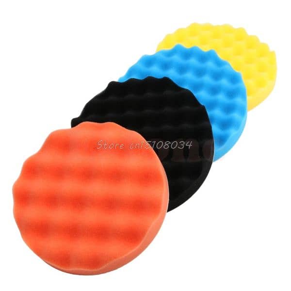 7Pcs 3" car Polishing Buffing Pad Kit Drill Adapter Car Polisher Buff 13