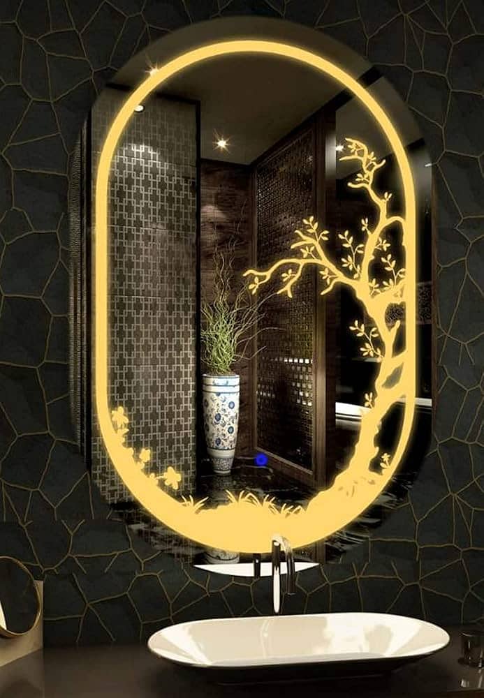 LED Mirror/Bathroom Vanity Mirror/Looking Glass with Touch Sensor LED 2