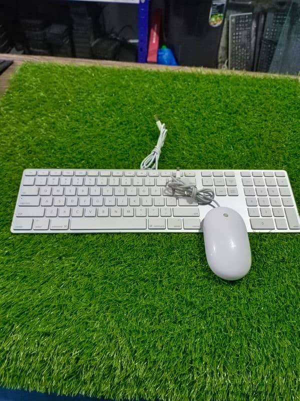 Apple USB Wire Keyboard Mouse Pair Stock Available 1