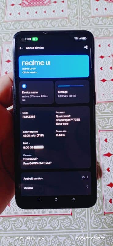 Realme gt master edition 5G 2