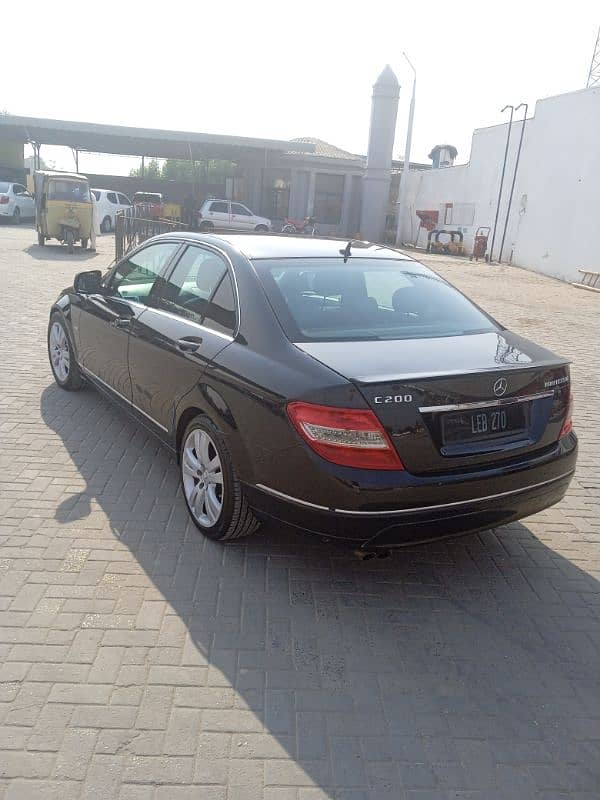 Mercedes C Class 2007 with sunroof 4