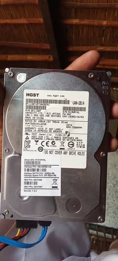 Hard Drive Memory 1TB 1000GB Internal & External Use Both HGST