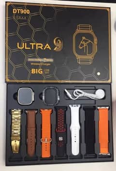 smart watch ultra 9 with 7 straps