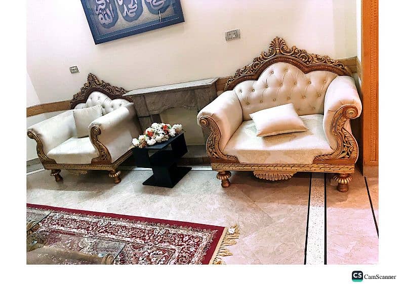 Sofa Set with dining & side table for sale 0