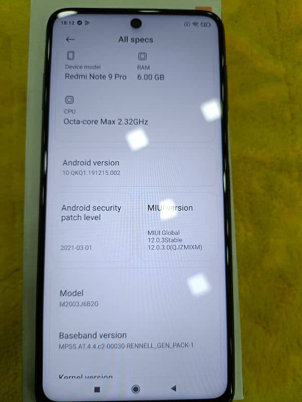 Redmi Note 9 pro 6/128 6