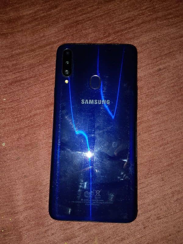 Samsung galaxy a20s. with box. no any fault 1