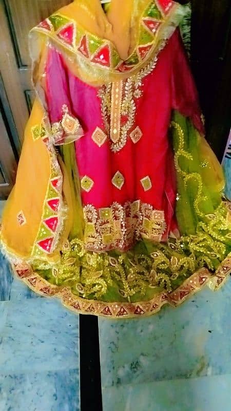 bridal mehndi langa 1