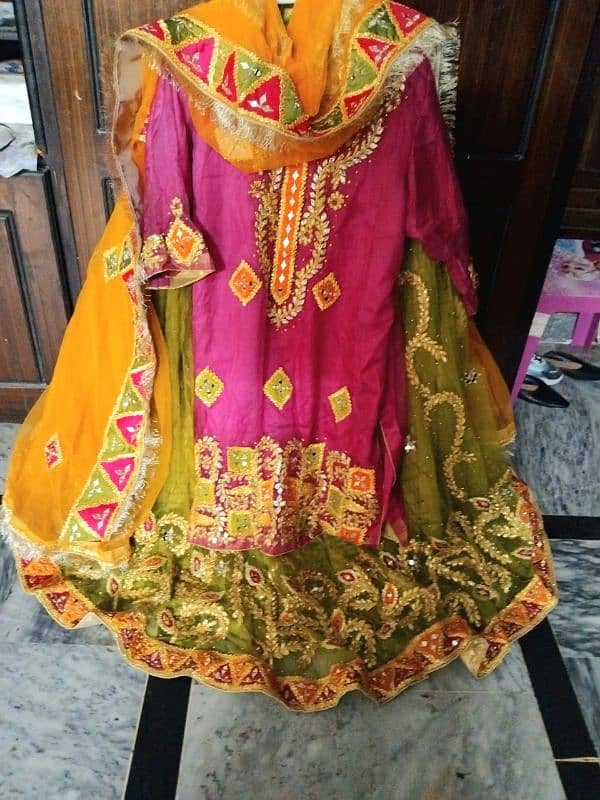 bridal mehndi langa 2