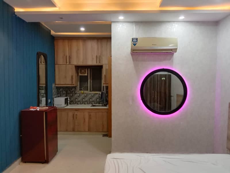 1 Bedroom Furnished Flat For Sale In Block H-3 Johar Town Phase 2 Lahore. 6