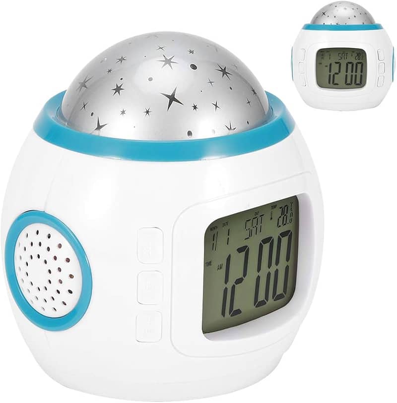 Digital Star Sky Projection Alarm Clock 1038 3