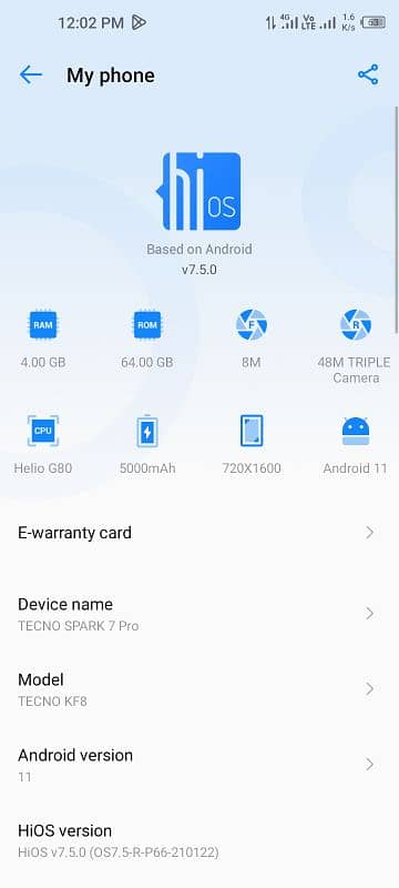 Tecno spark 7 pro urjint sell Karna hai 5