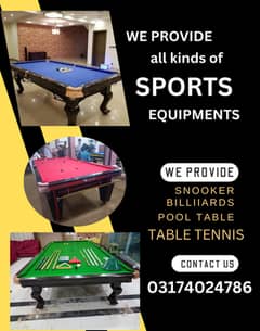 BILLIARDS  TABLE /  SNOOKER TABLE / POOL TABLE / SNOOKER