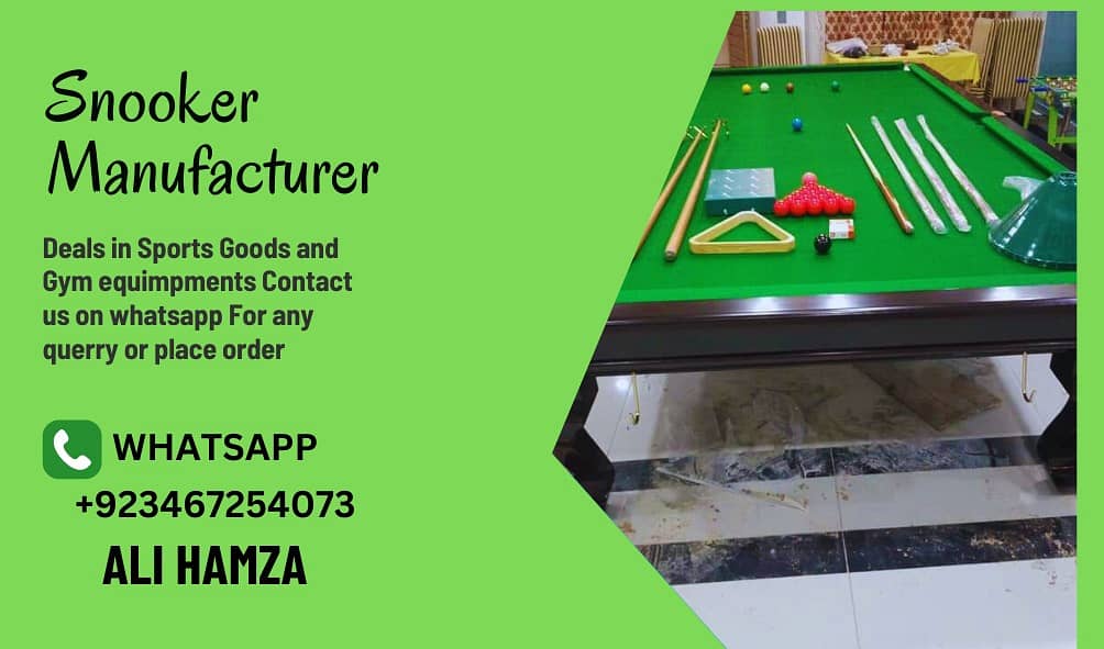 BILLIARDS  TABLE /  SNOOKER TABLE / POOL TABLE / SNOOKER 9