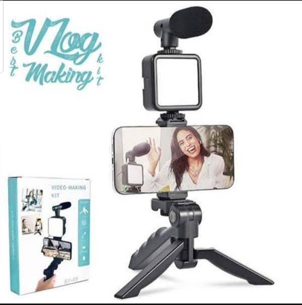 Video Making Vlogging kit with microphone 1