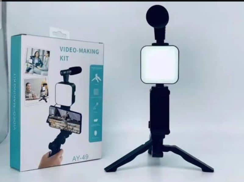 Video Making Vlogging kit with microphone 2