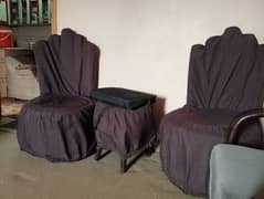 5 seater sofa set and  table and chair