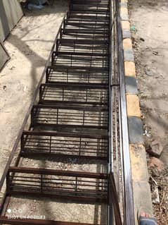 03188104877. . . . iron stair 14 feet height and 2.6 fleet