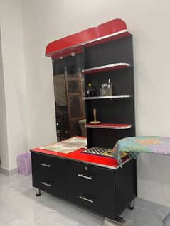 dressing table in vibrant colours